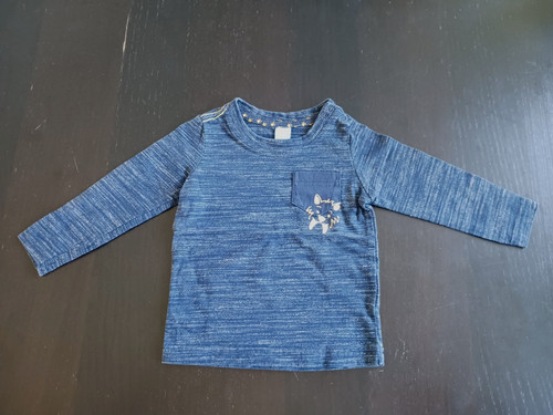 Langarmshirt dunkelblau - langarmshirt,,
