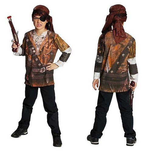 Kinder piraten langarmshirt - kinder,