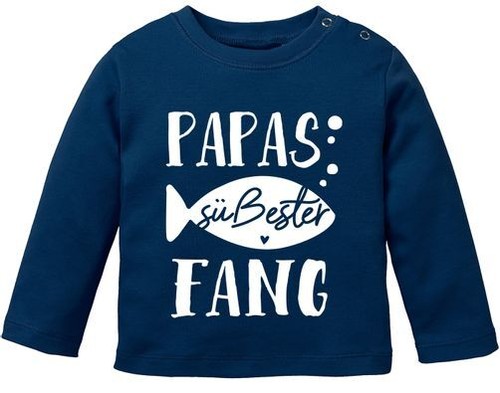 Baby langarmshirt spruch - spruch, papas