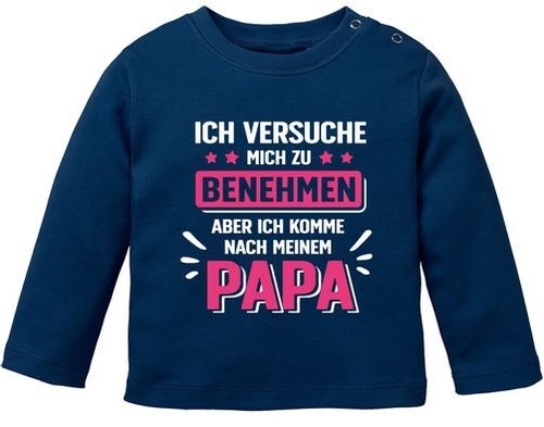 Baby langarm shirt bedruckt - baby,