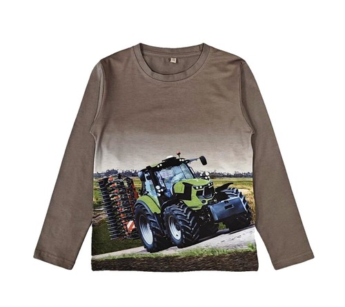 Jungen langarmshirt traktor - jungen,