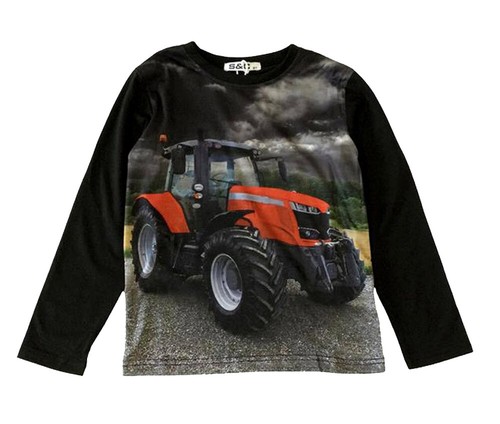 Jungen langarmshirt traktor - jungen,