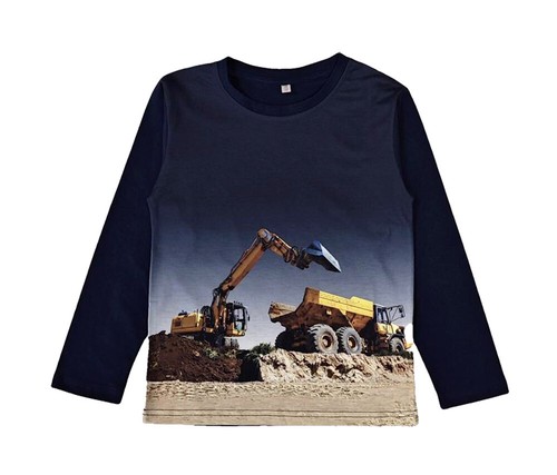 Jungen langarmshirt bagger lkw - jungen,