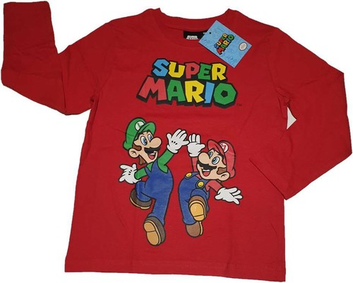 Super mario langarmshirt - super,