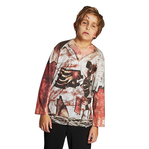 Kinder zombie langarmshirt - kinder,